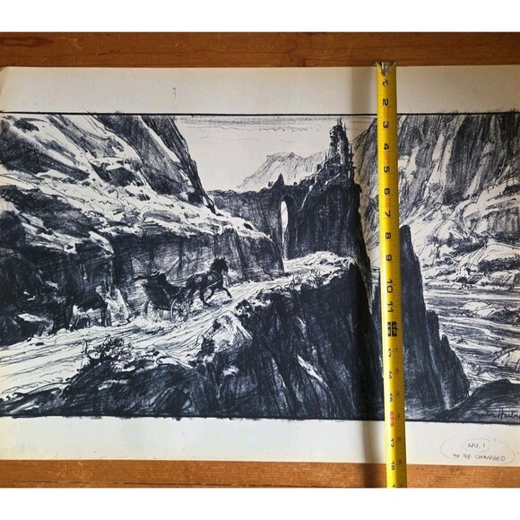 Mentor Huebner Francis Ford Coppola's Dracula's Buggy Drive Castle Concept Art - Picture 5 of 6